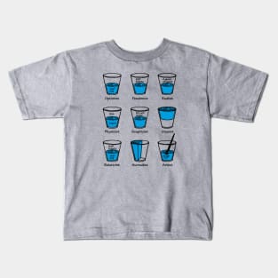 Glass Half Empty Kids T-Shirt